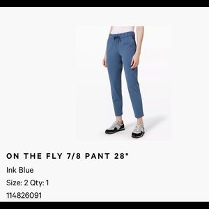Lululemon on the fly pants